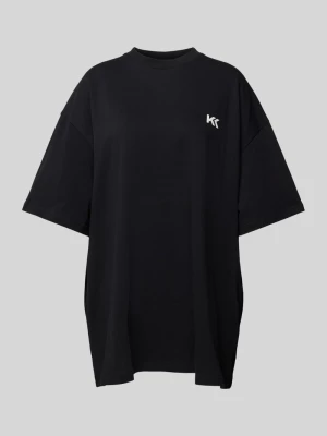 T-shirt o kroju oversized z nadrukiem z logo Karo Kauer