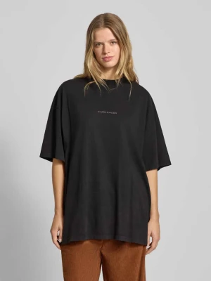 T-shirt o kroju oversized z nadrukiem z logo Karo Kauer