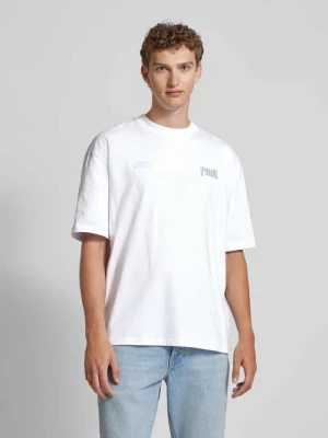T-shirt o kroju oversized z nadrukiem z logo model ‘ALLEN’ Pegador