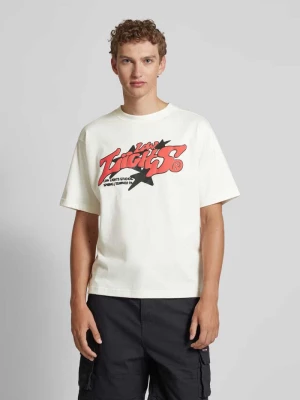 T-shirt o kroju oversized z nadrukiem z logo model ‘ASTRO’ Low Lights Studios