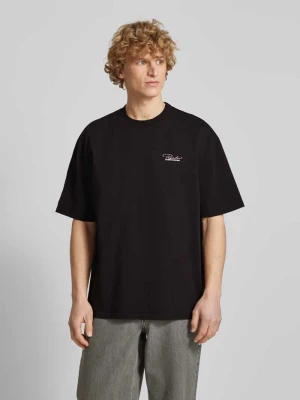 T-shirt o kroju oversized z nadrukiem z logo model ‘CARILLO’ Pegador