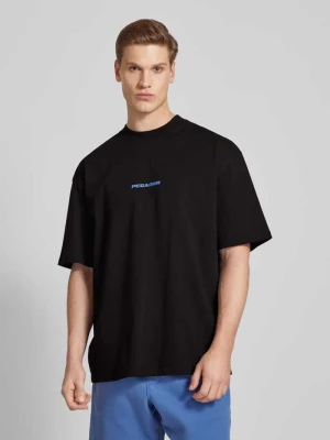 T-shirt o kroju oversized z nadrukiem z logo model ‘COLNE LOGO’ Pegador