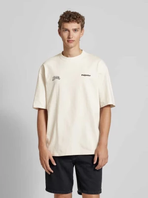 T-shirt o kroju oversized z nadrukiem z logo model ‘FARREN’ Pegador