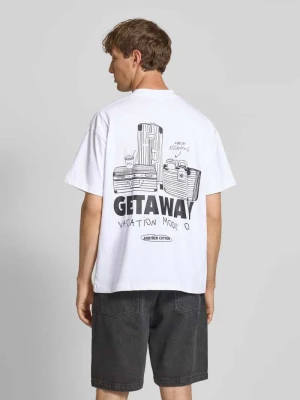 T-shirt o kroju oversized z nadrukiem z logo model ‘Getaway’ ANOTHER COTTON LAB