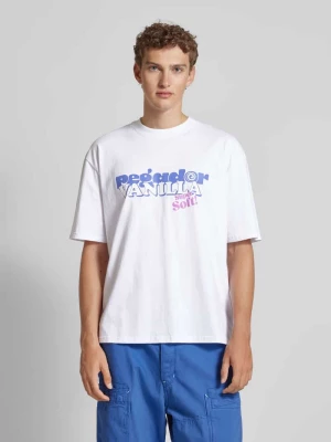T-shirt o kroju oversized z nadrukiem z logo model ‘HAMLIN’ Pegador