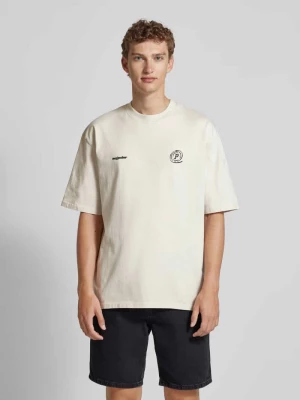 T-shirt o kroju oversized z nadrukiem z logo model ‘HARLAN’ Pegador