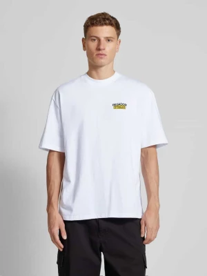 T-shirt o kroju oversized z nadrukiem z logo model ‘KORT’ Pegador