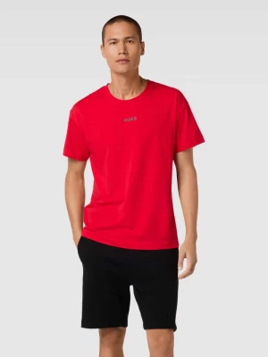 T-shirt o kroju oversized z nadrukiem z logo model ‘Linked’ HUGO