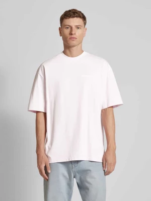 T-shirt o kroju oversized z nadrukiem z logo model ‘LOGO’ Pegador