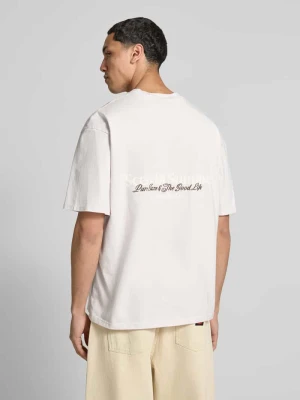 T-shirt o kroju oversized z nadrukiem z logo model ‘Sequia’ Pegador
