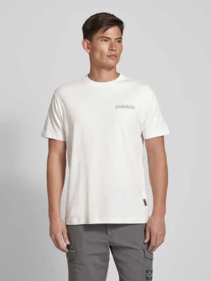 T-shirt o kroju oversized z nadrukiem z logo Napapijri