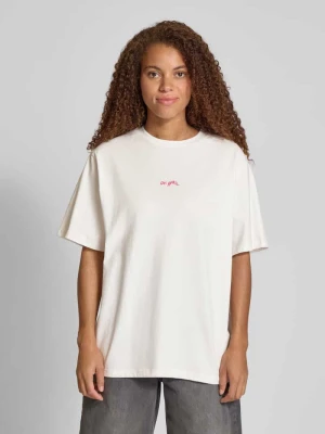 T-shirt o kroju oversized z nadrukiem z logo OH APRIL
