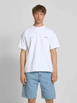T-shirt o kroju oversized z nadrukiem z napisem i logo ANOTHER COTTON LAB