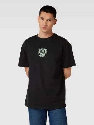 T-shirt o kroju oversized z nadrukowanym motywem model ‘NEW ORDER’ mister tee