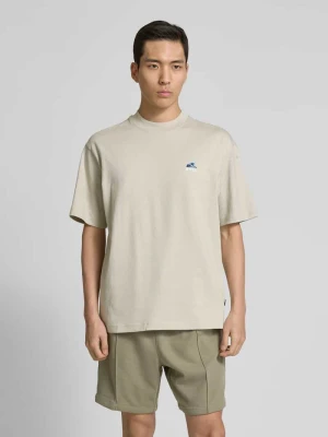 T-shirt o kroju oversized z nadrukowanym motywem model ‘numbers’ Boss Orange