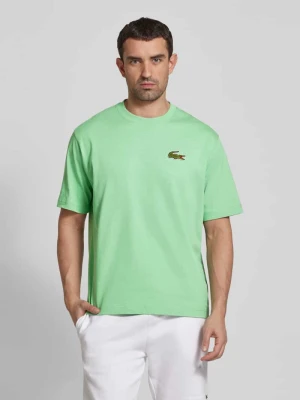 T-shirt o kroju oversized z naszywką z logo Lacoste