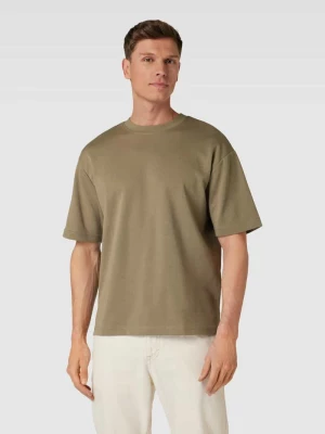 T-shirt o kroju oversized z obniżonymi ramionami model ‘OSCAR’ Selected Homme