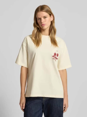 T-shirt o kroju oversized z okrągłym dekoltem ANOTHER COTTON LAB