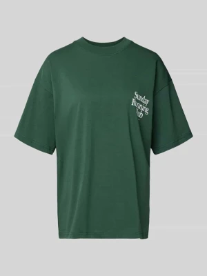 T-shirt o kroju oversized z okrągłym dekoltem ANOTHER COTTON LAB
