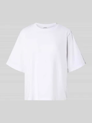 T-shirt o kroju oversized z okrągłym dekoltem model ‘Nola’ EDITED