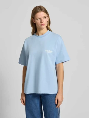 T-shirt o kroju oversized z okrągłym dekoltem model ‘Wine & Vibe’ ANOTHER COTTON LAB