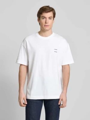 Zdjęcie produktu T-shirt o kroju oversized z prążkowanym, okrągłym dekoltem model ‘JOEL’ Samsøe & Samsøe