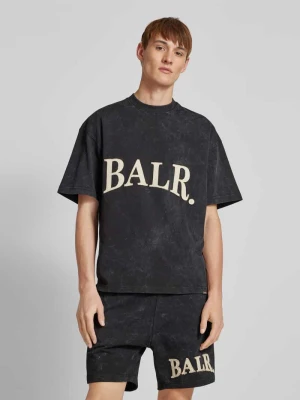 T-shirt o kroju oversized z wyhaftowanym logo Balr.