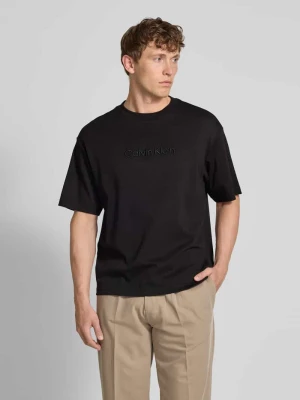 Zdjęcie produktu T-shirt o kroju oversized z wyhaftowanym logo CK Calvin Klein