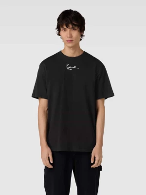 T-shirt o kroju oversized z wyhaftowanym logo Karl Kani