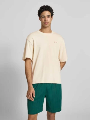 t-shirt o kroju oversized z wyhaftowanym logo Karl Kani
