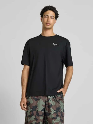 t-shirt o kroju oversized z wyhaftowanym logo Karl Kani