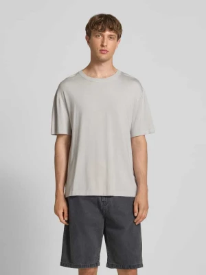 T-shirt o kroju oversized z wyhaftowanym logo model ‘Casan’ Pegador