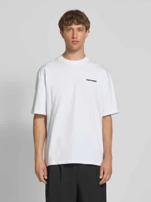 T-shirt o kroju oversized z wyhaftowanym logo Pegador