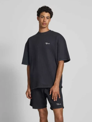 T-shirt o kroju oversized z wyhaftowanym logo Pegador