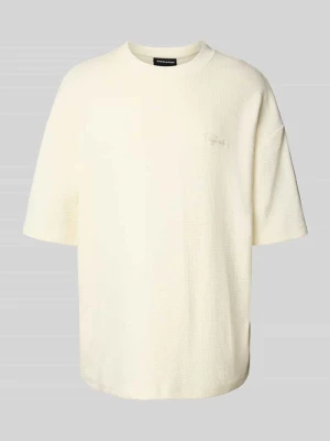 T-shirt o kroju oversized z wyhaftowanym logo Pegador