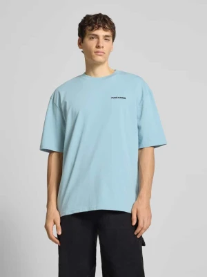 T-shirt o kroju oversized z wyhaftowanym logo Pegador