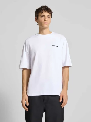 T-shirt o kroju oversized z wyhaftowanym logo Pegador