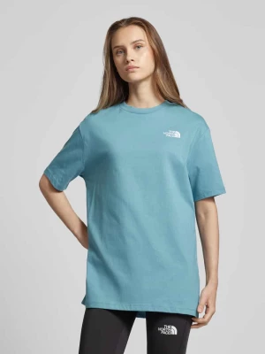 T-shirt o kroju oversized z wyhaftowanym logo The North Face