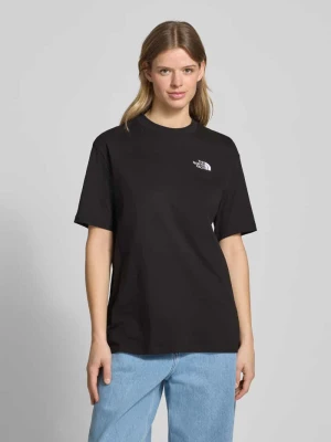 T-shirt o kroju oversized z wyhaftowanym logo The North Face