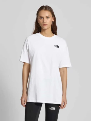 T-shirt o kroju oversized z wyhaftowanym logo The North Face