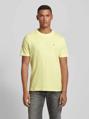 T-shirt o kroju regular fit w jednolitym kolorze Tommy Hilfiger
