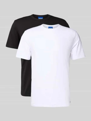 T-shirt o kroju regular fit w zestawie 2 szt. model ‘BLUE2_NAOLO’ Hugo Blue