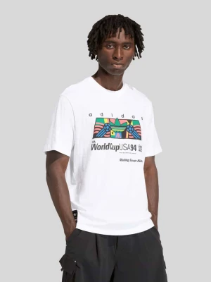 t-shirt o kroju regular fit z czystej bawełny adidas Originals