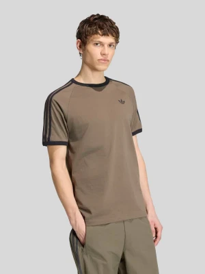 t-shirt o kroju regular fit z czystej bawełny adidas Originals Antracytowy