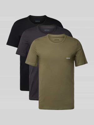 T-shirt o kroju regular fit z czystej bawełny Boss