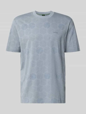 t-shirt o kroju regular fit z czystej bawełny Boss
