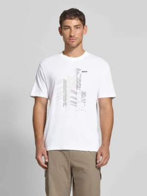 T-shirt o kroju regular fit z czystej bawełny BOSS Green