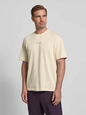 T-shirt o kroju regular fit z czystej bawełny BOSS Green