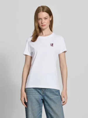 T-shirt o kroju regular fit z czystej bawełny Boss Orange
