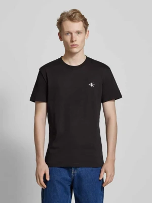T-shirt o kroju regular fit z czystej bawełny Calvin Klein Jeans